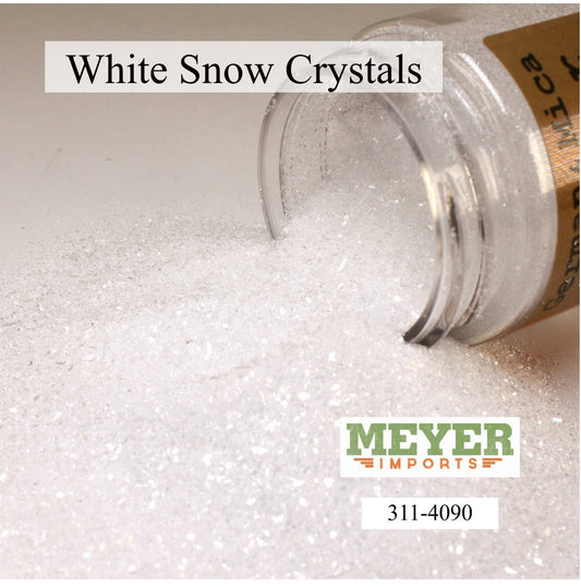 Snow White Icey German Glass Glitter Set - 3 Jars Quirks!