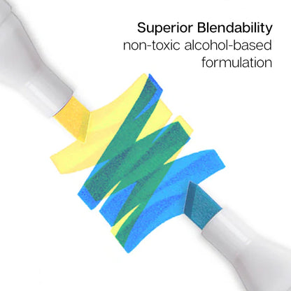 Double-Ended Alcohol Markers - 120 Colors