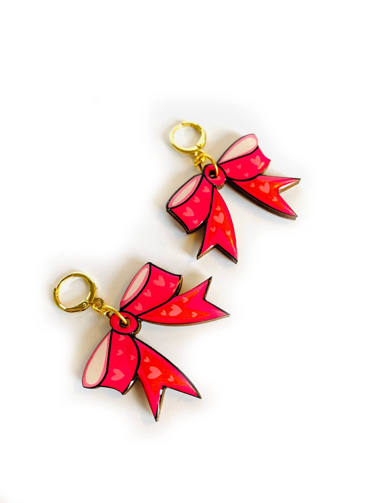 Big bow earrings statement earrings summer earrings big