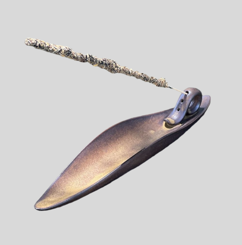 Leaf Ceramic Burner | Incense | Pyramid | Triangle | 7 Day