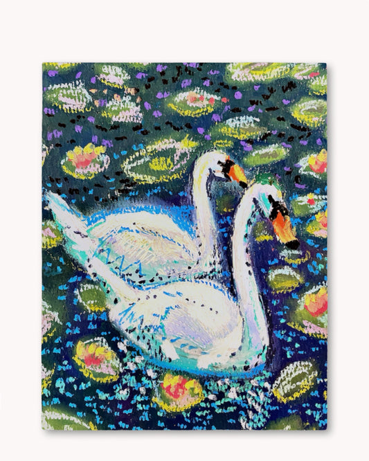 Two Swans Print
