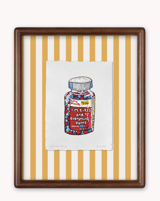 In Pain Limited Edition Framed Print