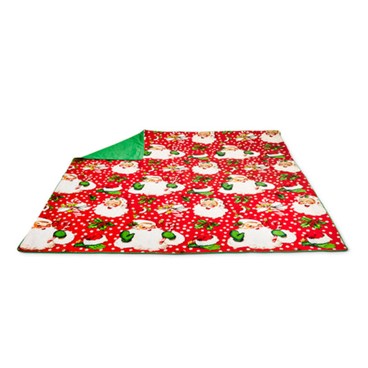56" Retro Santa Tablecloth Quirks!