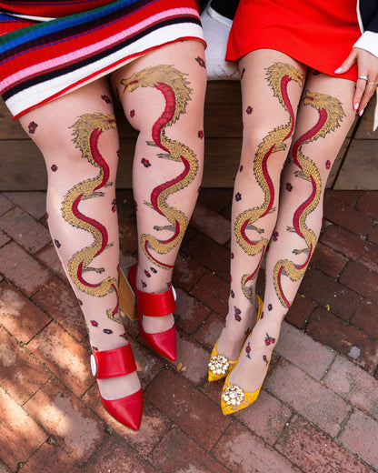 Year of the Dragon Sheer Tights Quirks!