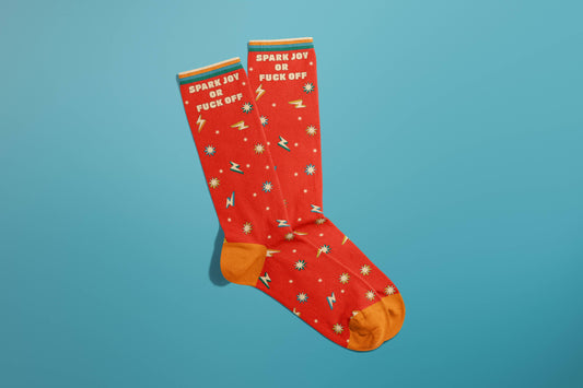 Spark Joy Or Fuck Off Socks Quirks!