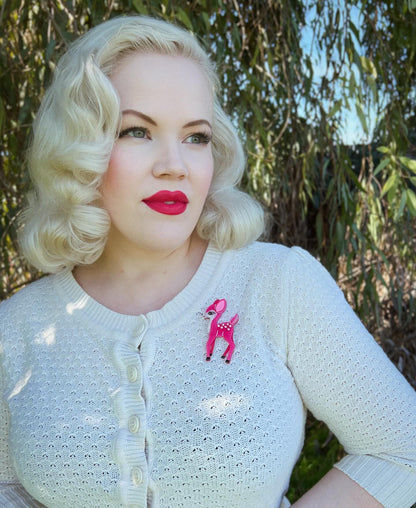 Fawntasia Brooch by Lipstick & Chrome x Candy Doll Club Quirks!