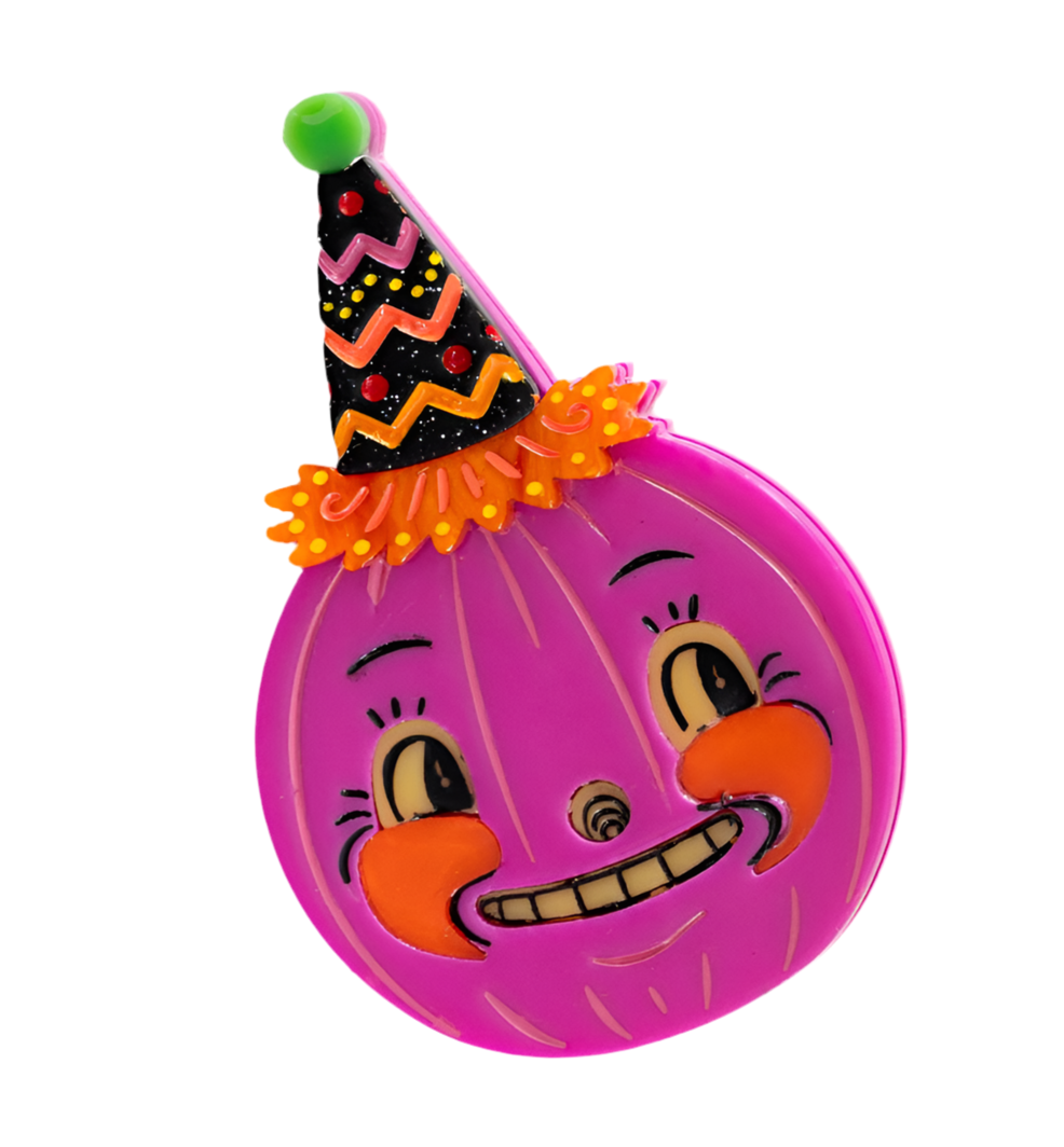 Jackie Plum Brooch by Johanna Parker x Lipstick & Chrome Quirks!