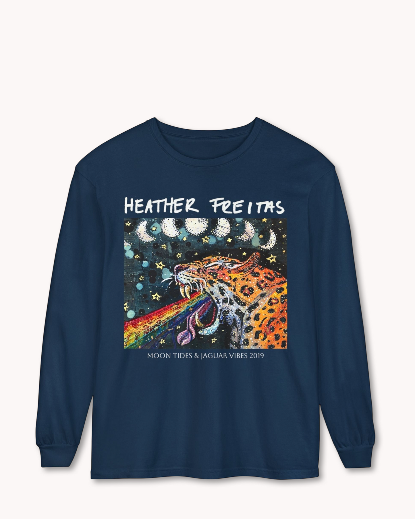 Moon Tides & Jaguar Vibes Long Sleeve T-Shirt