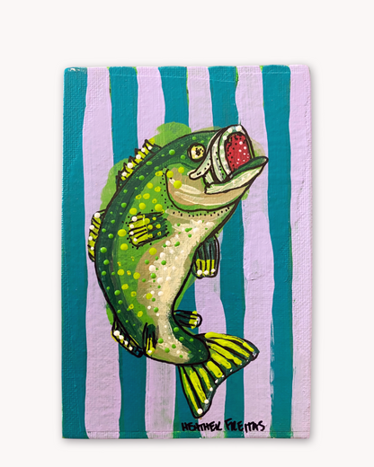 Bass ( Original Painting ) Heather Freitas