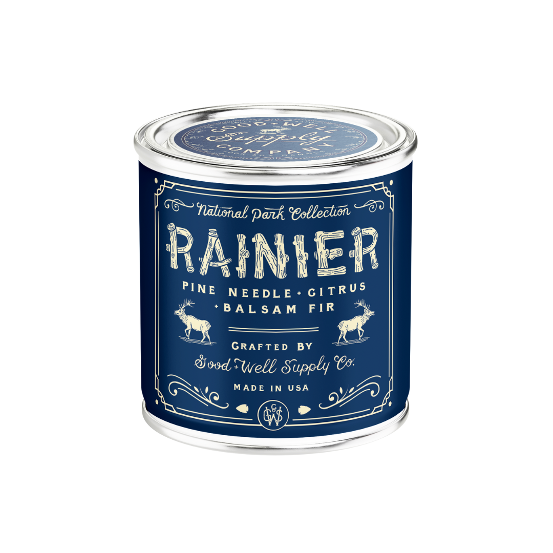 Rainier National Park Candle Good & Well Supply Co.