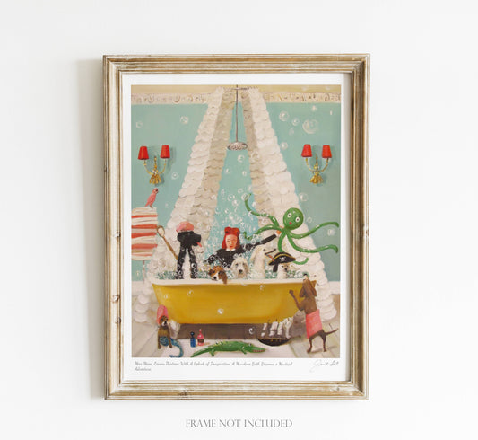 Miss Moon Lesson Thirteen 8.5"x11" Art Print by Janet Hill Quirks!