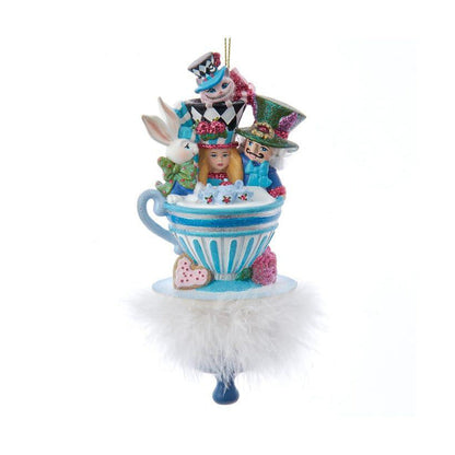 6.25" Holly Hats™ Alice & Friends Tea Party Hat Ornament by Kurt Adler