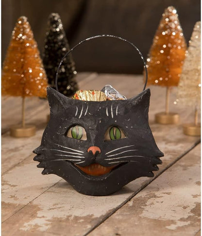 Vintage Happy Cat Bucket Small by Bethany Lowe Designs Quirks!