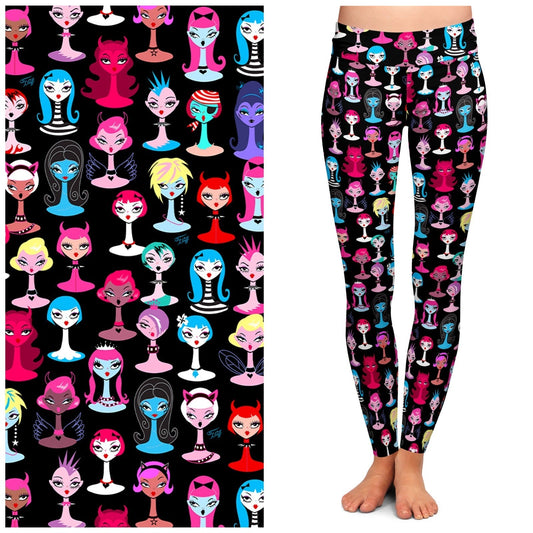 Goth Dolls Leggings by Miss Fluff x Lipstick & Chrome TC2 Quirks!