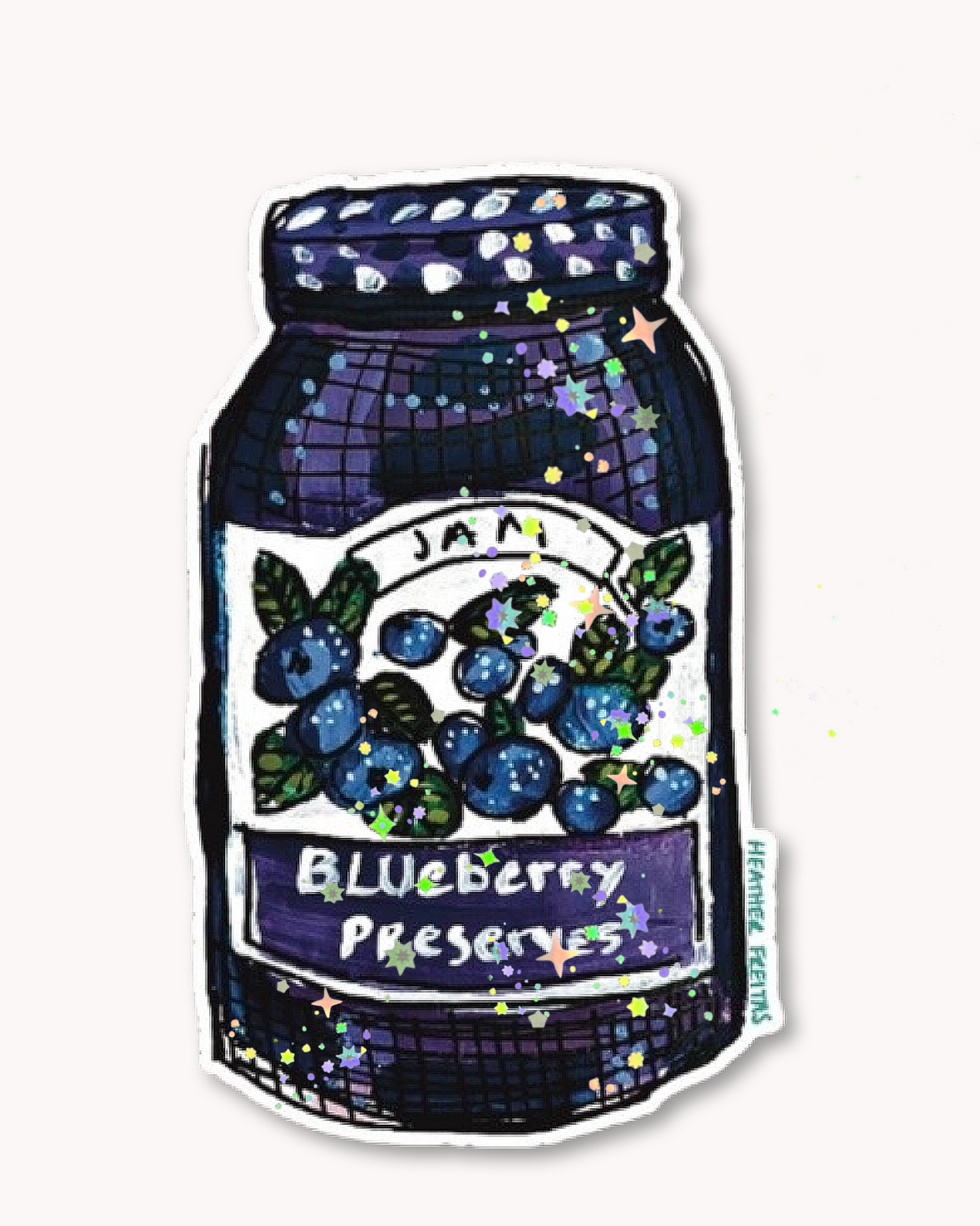 Blueberry Jam Sticker