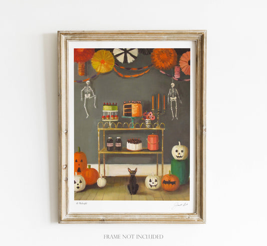 At Midnight Art Print - 8.5 X 11 Quirks!