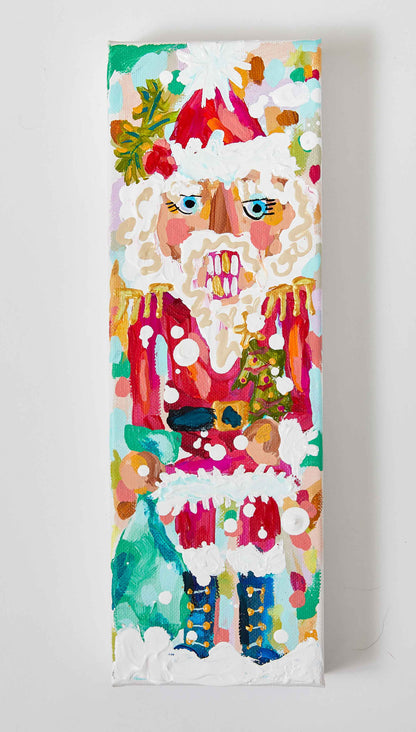 Santa Nutcracker Christmas Painting: 3x9 Quirks!