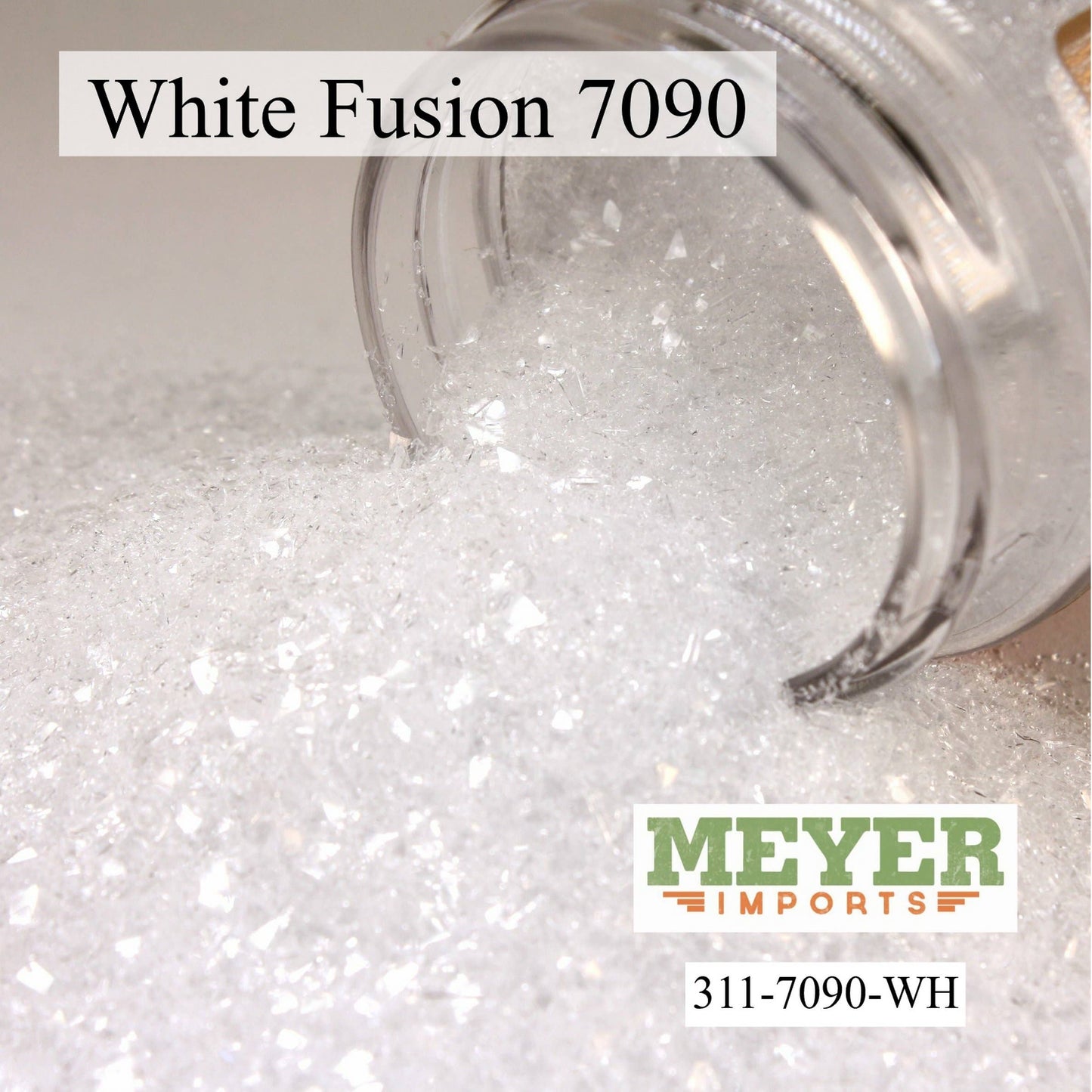 Snow White Icey German Glass Glitter Set - 3 Jars Quirks!