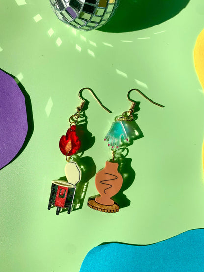 Don’t Clay With Me Statement Acrylic Earrings Quirks!