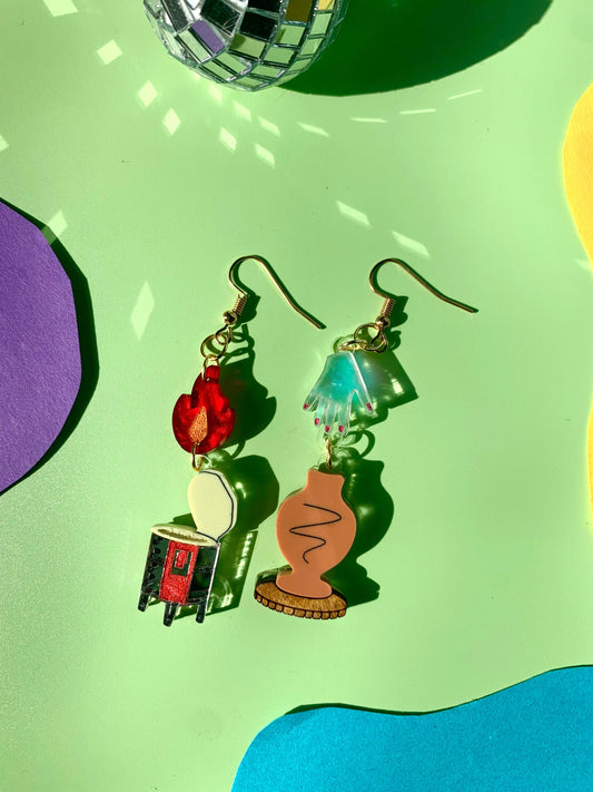 Don’t Clay With Me Statement Acrylic Earrings Quirks!