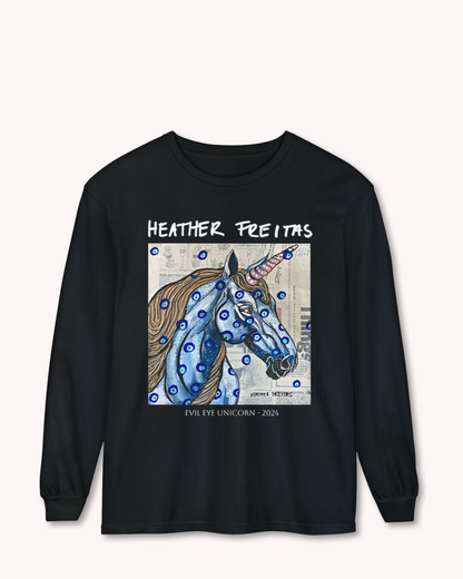 Evil Eye Unicorn Long Sleeve T-Shirt