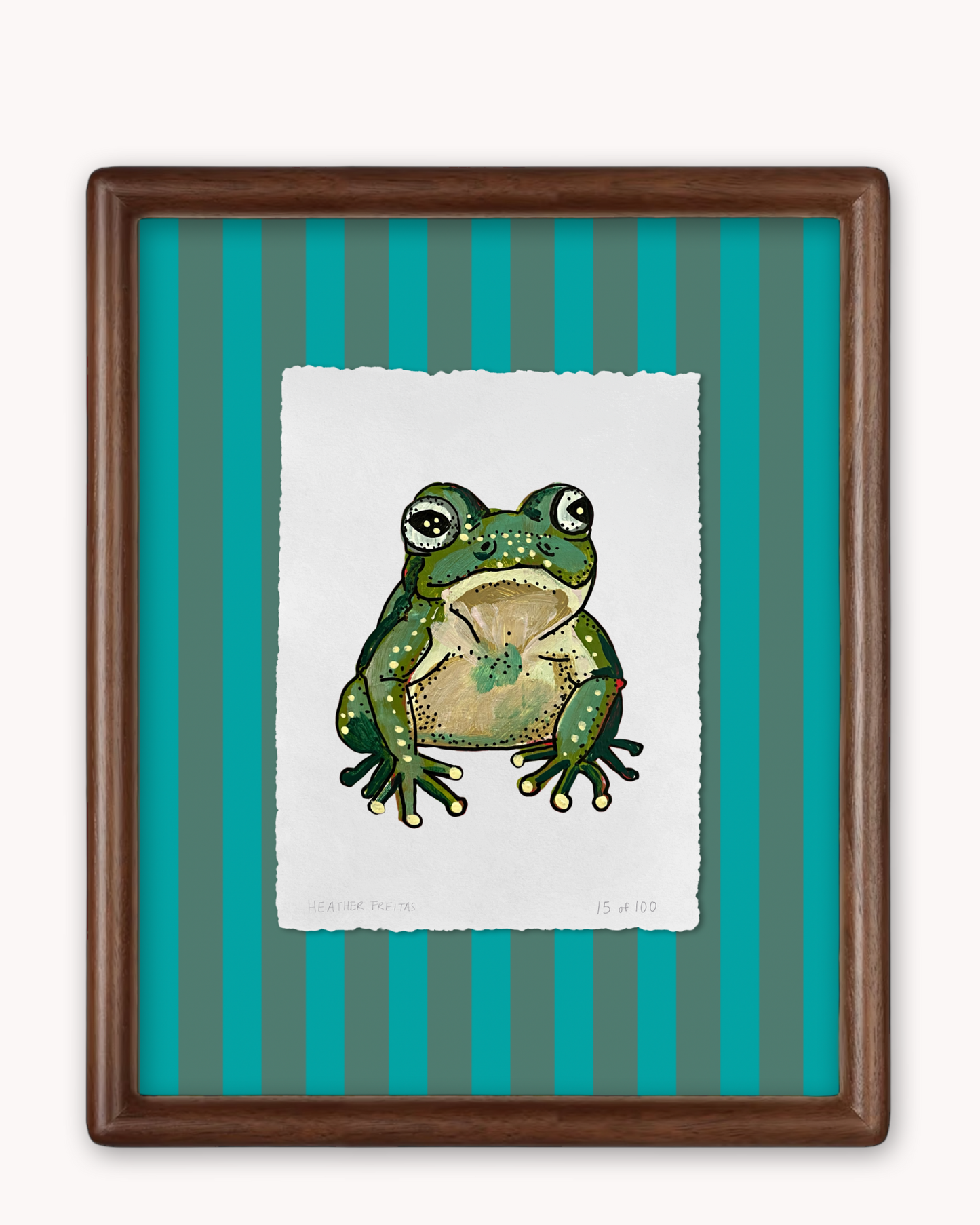 Frog Limited Edition Framed Print