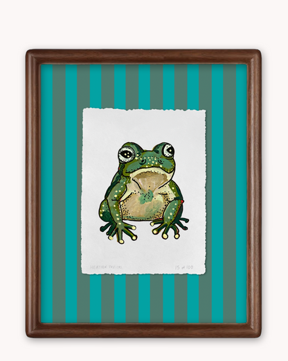Frog Limited Edition Framed Print