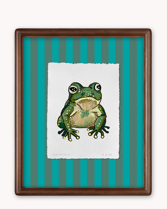 Frog Limited Edition Framed Print