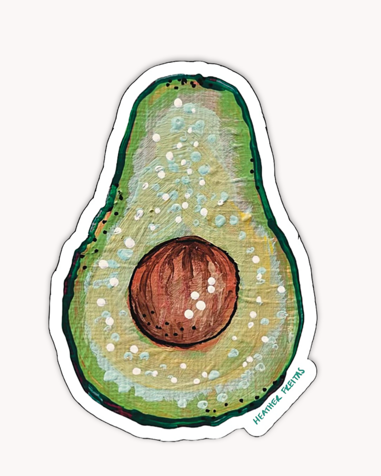 Avacado Sticker