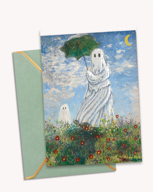 Madame Monet Halloween Remaster - Greeting Card / Fine Art Print