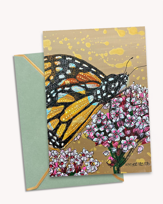 Citrine Monarch - Greeting Card / Fine Art Print