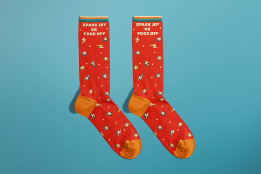 Spark Joy Or Fuck Off Socks Quirks!