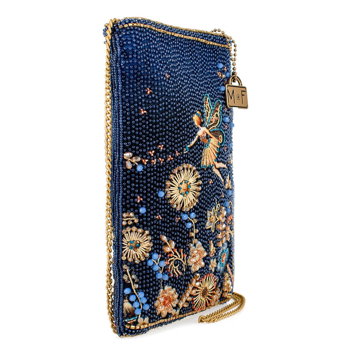 Fairy Dust and Floral Blue Beaded Crossbody Phone Bag Quirks!