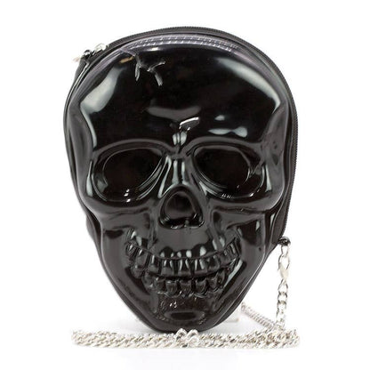 Skull Head Crossbody Bag -BLACK Quirks!