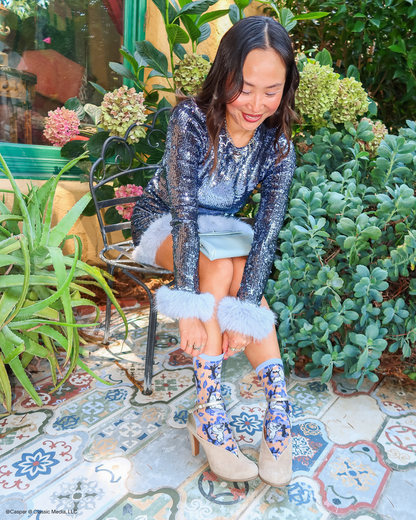 Casper and Trees Sheer Crew Sock Quirks!