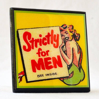 A Little Naughty: Vintage Burlesque Drink Coaster Set Quirks!