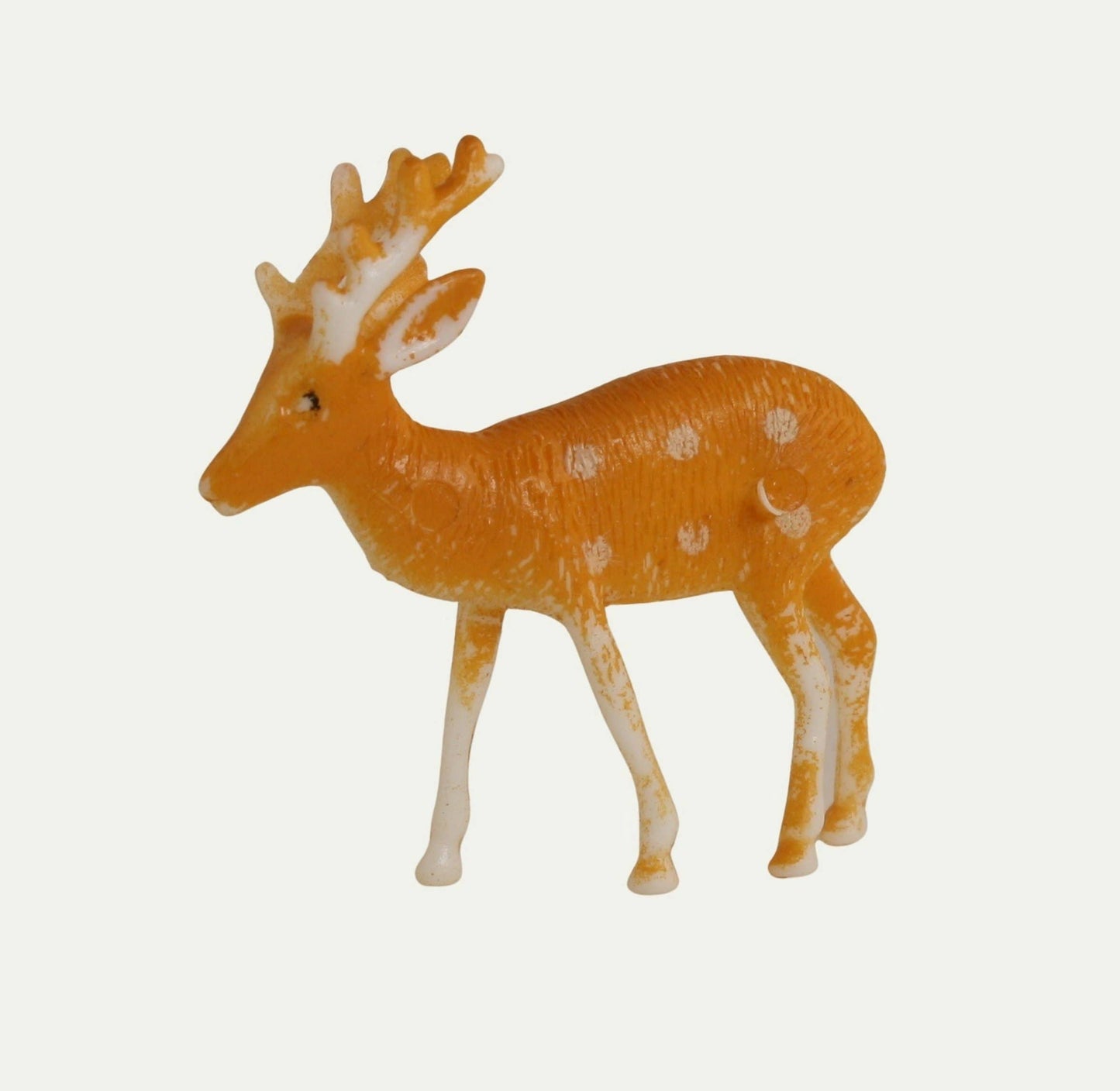 Retro Plastic Reindeer 1.5" - 4pcs Quirks!