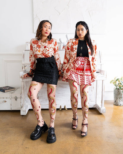 Year of the Dragon Sheer Tights Quirks!