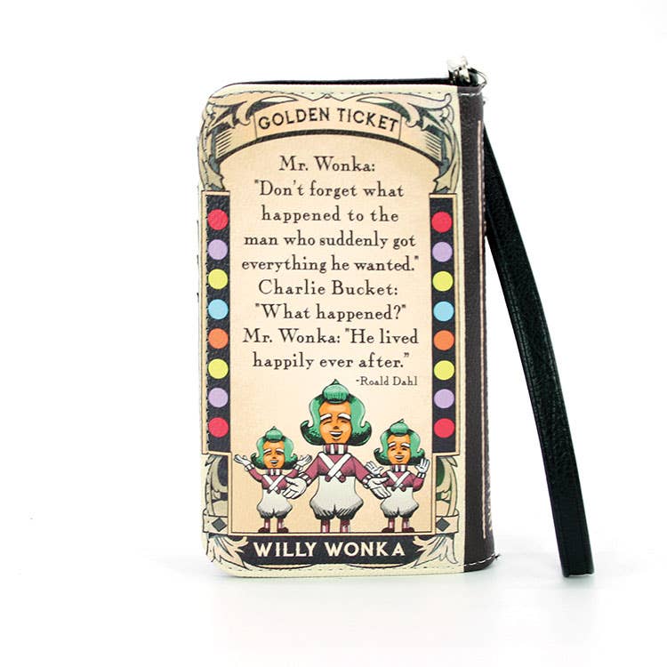 Charlie and the Chocolate Factory Book Wallet Wristlet Quirks!