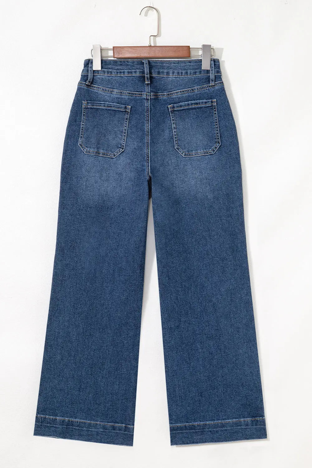 Breen Cropped High Rise Wide Leg Jeans Shewin