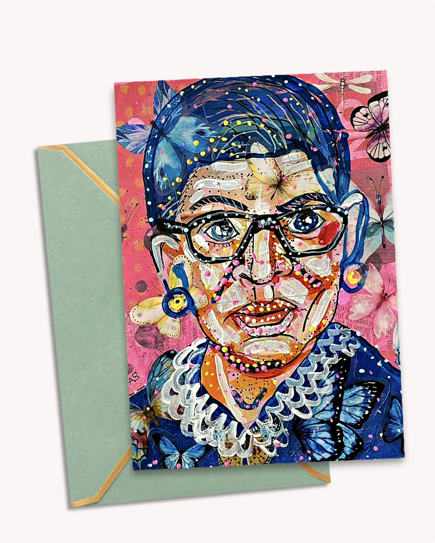 RBG Butterfly - Greeting Card / Fine Art Print