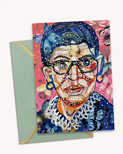 RBG Butterfly - Greeting Card / Fine Art Print