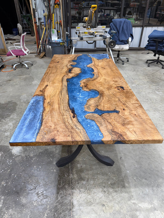 Maple Burl River Table