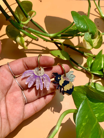 Bee and Flower Acrylic Earrings Quirks!