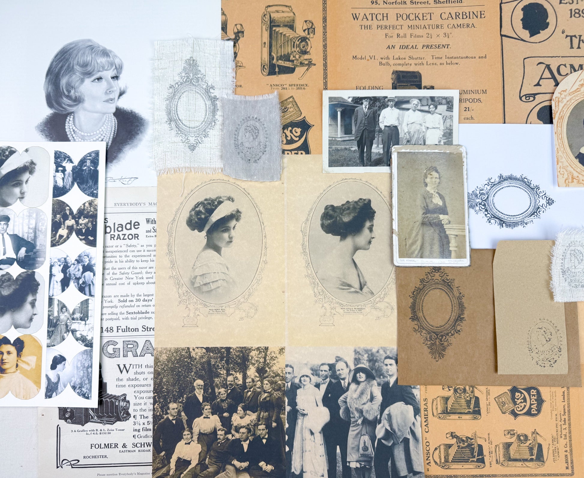 Portrait Ephemera Kit A House of Books