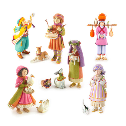 Nativity Manger Accessory Figures Set by Patience Brewster Quirks!