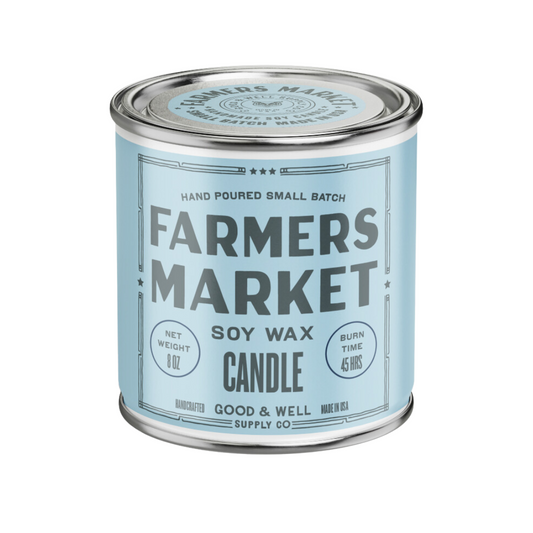 Farmers Market Happy Place Candle Good & Well Supply Co.