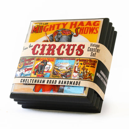 Circus Poster Coaster Set Quirks!