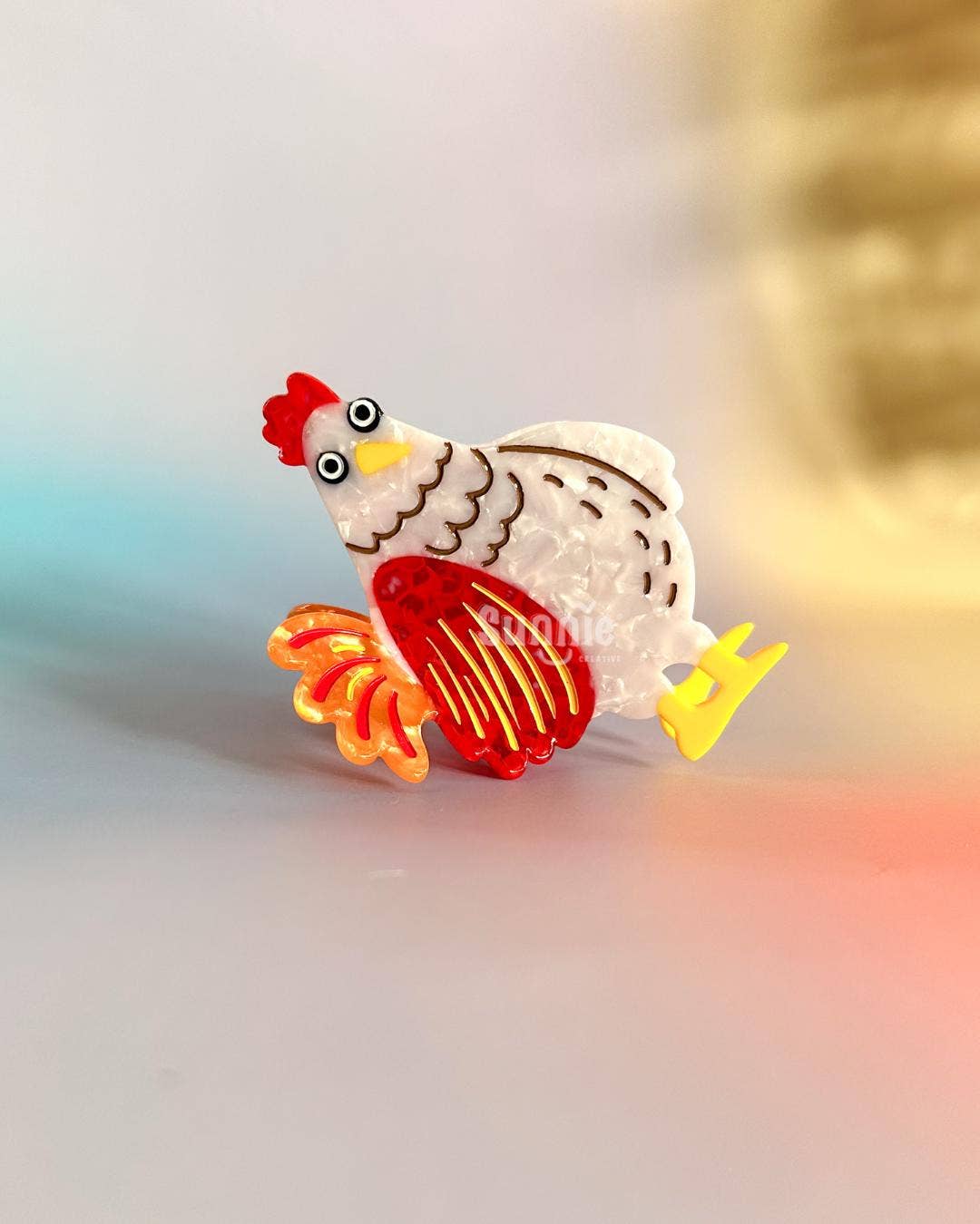 Nugget the Chicken Hair Claw Clip Quirks!