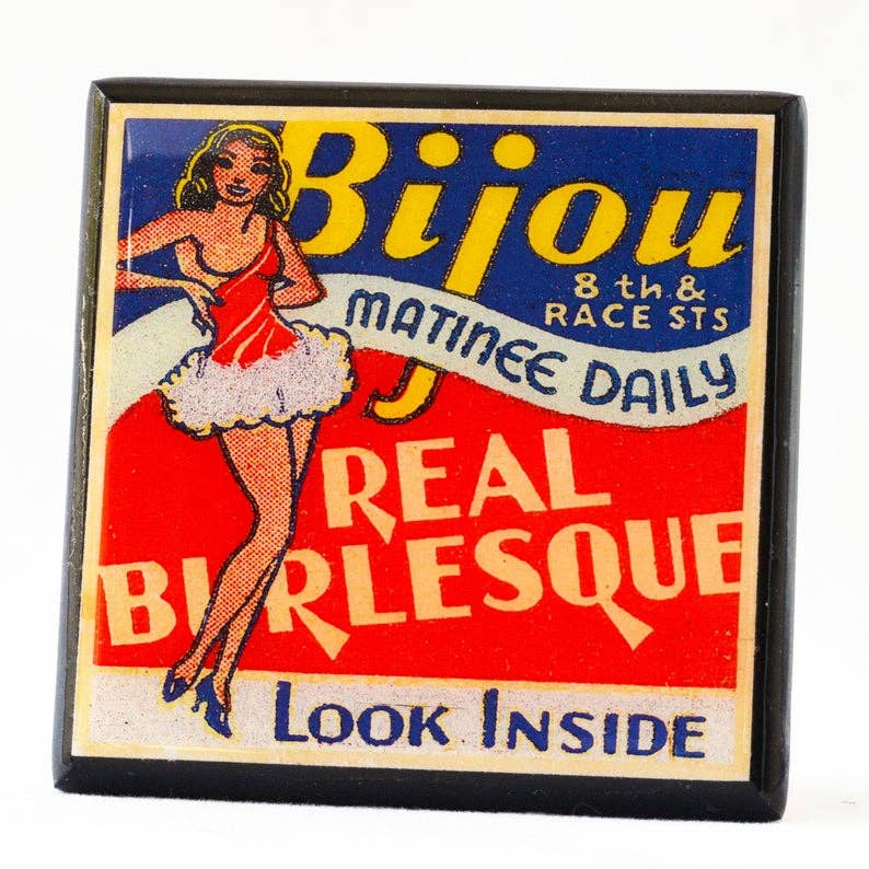 A Little Naughty: Vintage Burlesque Drink Coaster Set Quirks!